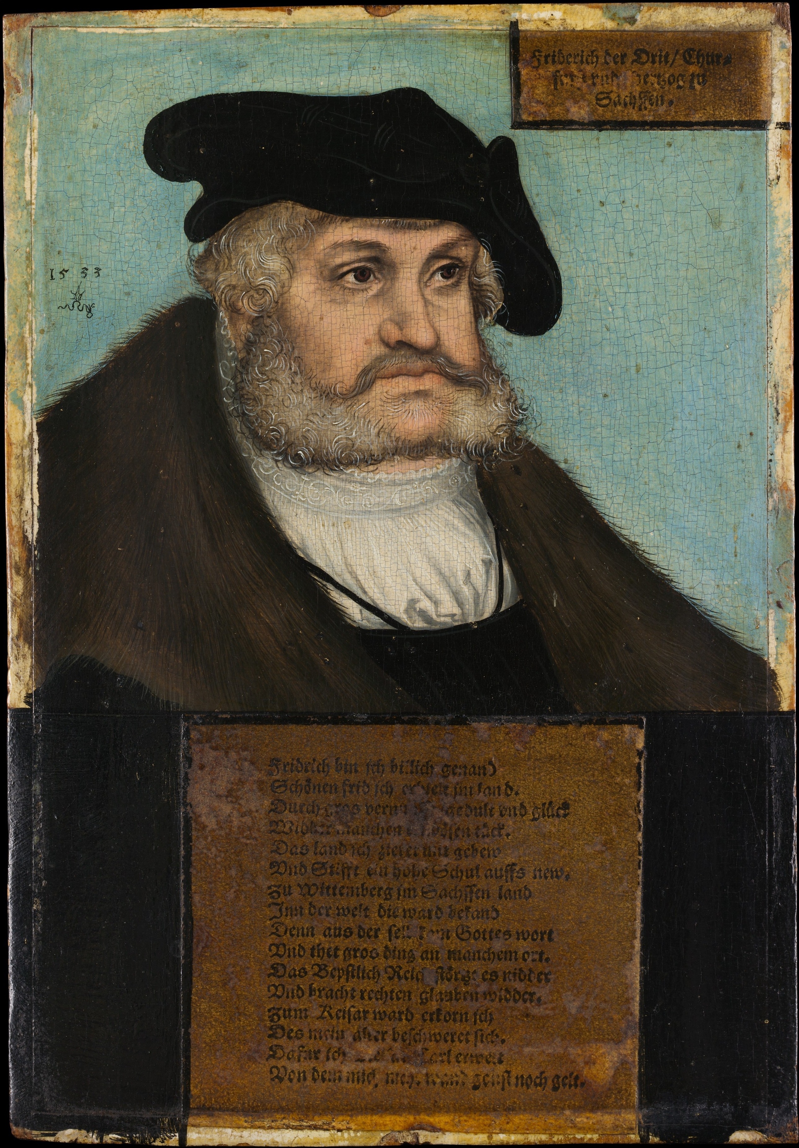 Lucas Cranach d.Ä. - Porträt Kurfürst Friedrich des Weisen