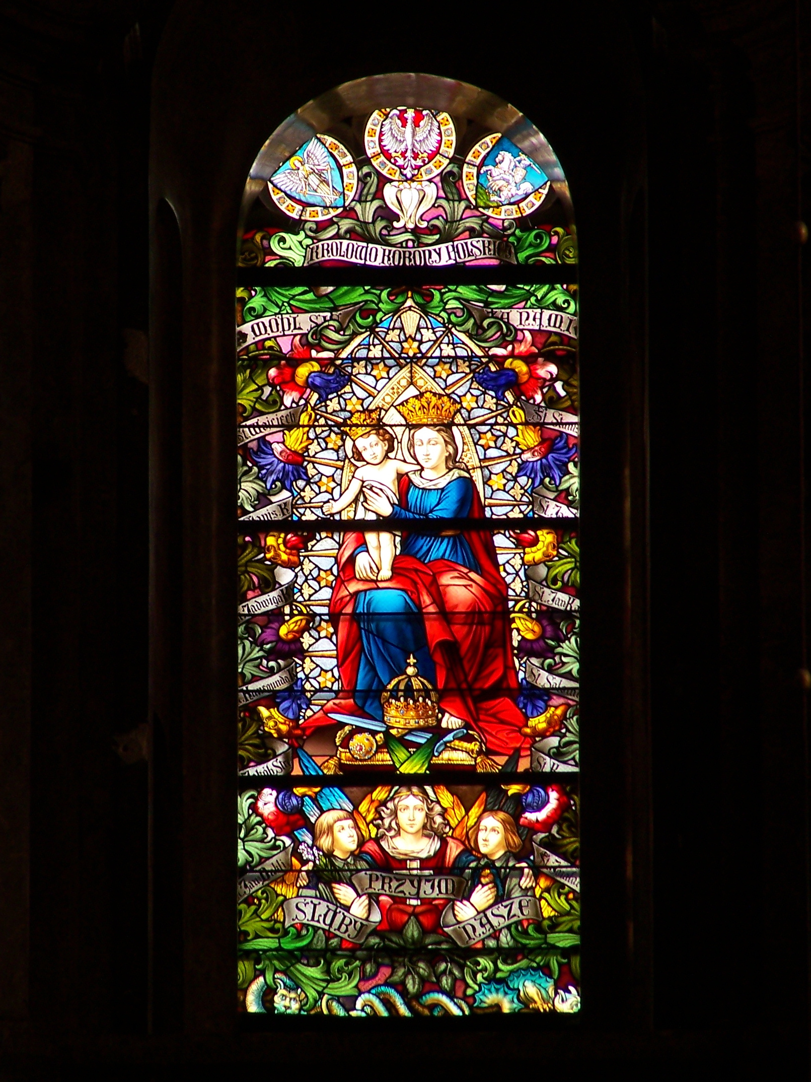 Lviv - Roman-Catholic Catedral of St. Mary - Stained glass
