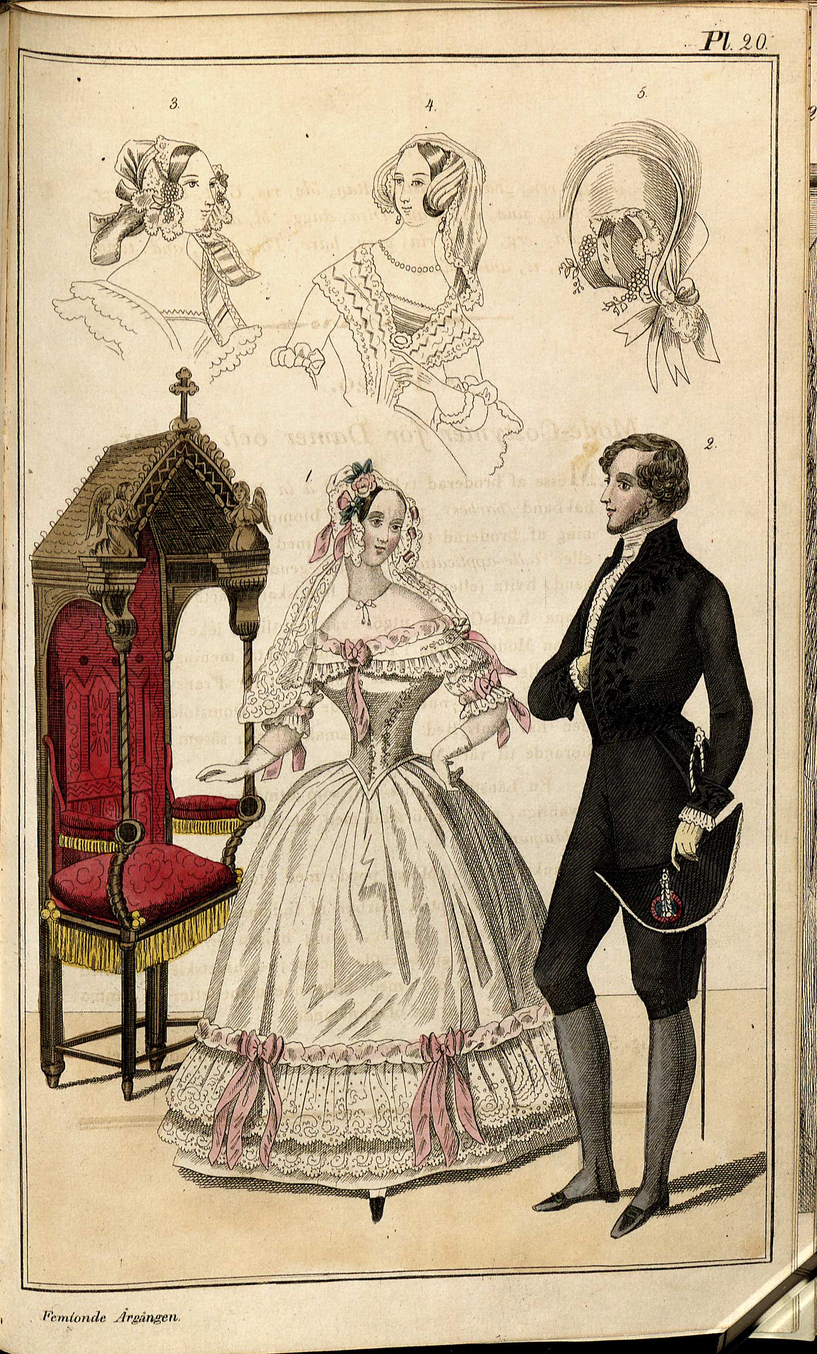 Magasin för konst, nyheter och moder 1838, illustration nr 20