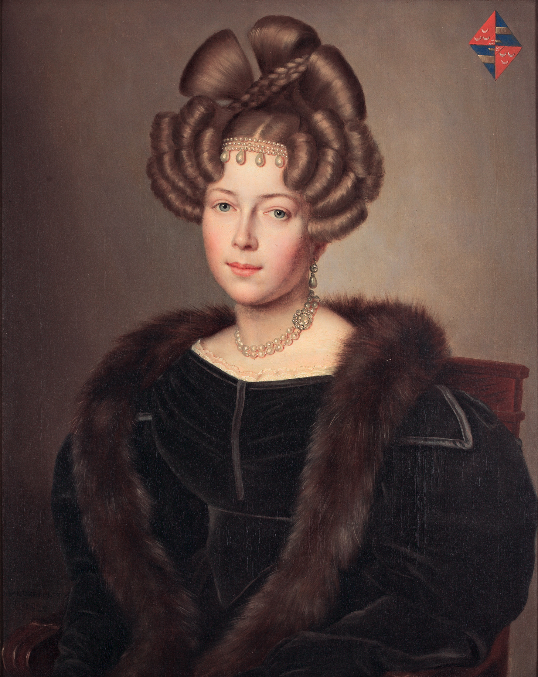Maria Cornelia Gravin van Wassenaer (1799-1850), by Jean-Baptiste van der Hulst
