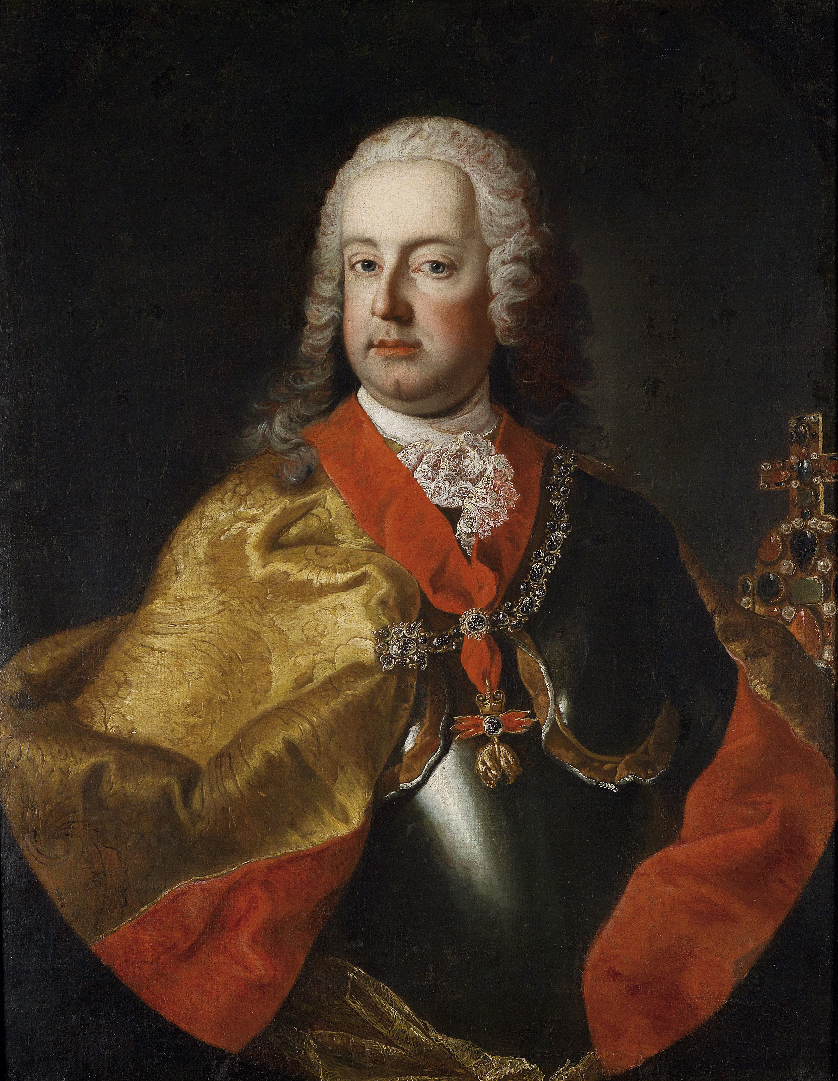 Martin van Meytens (workshop) Portrait Franz I Stephan