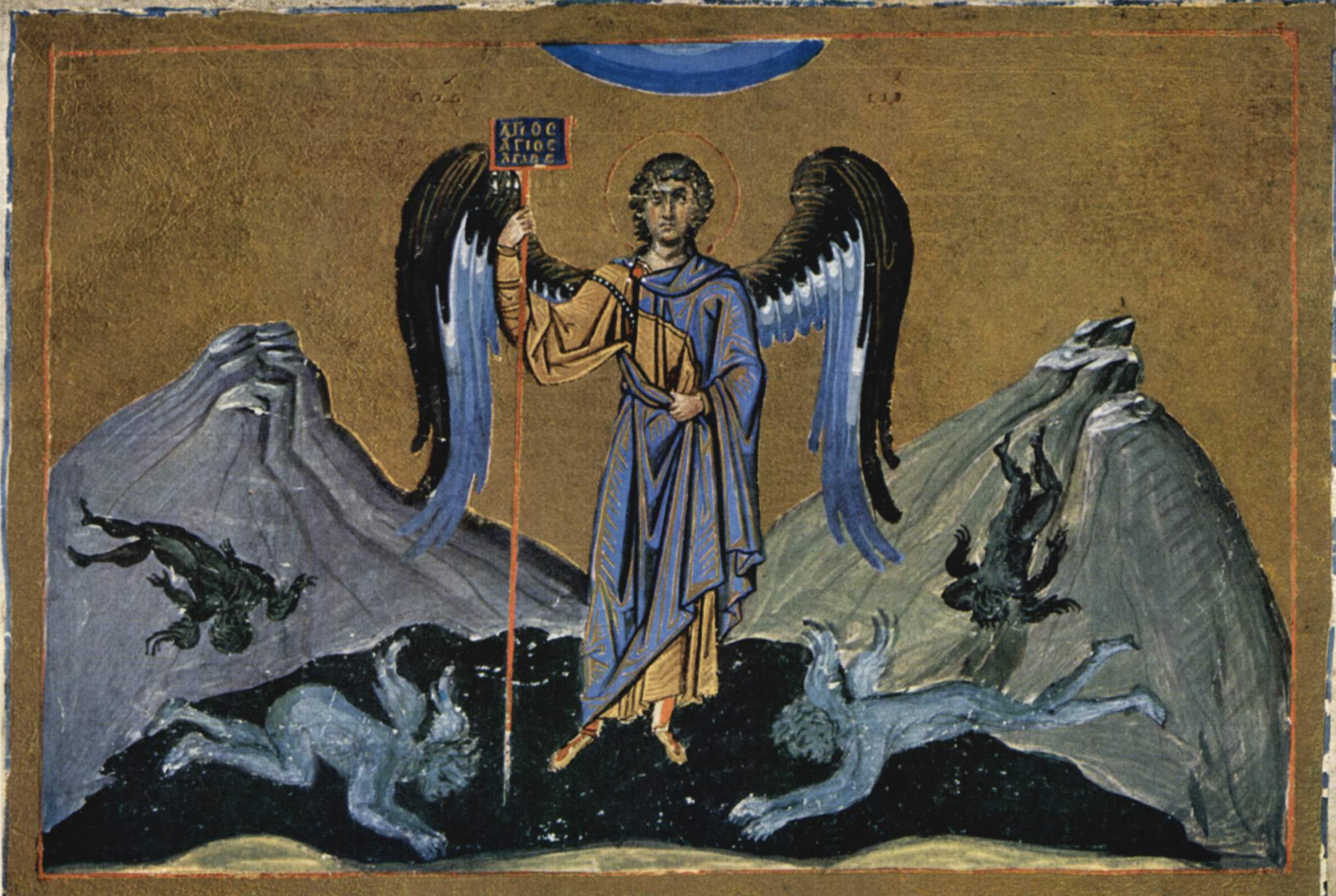 Meister der Ménologe des Basilius II. 001