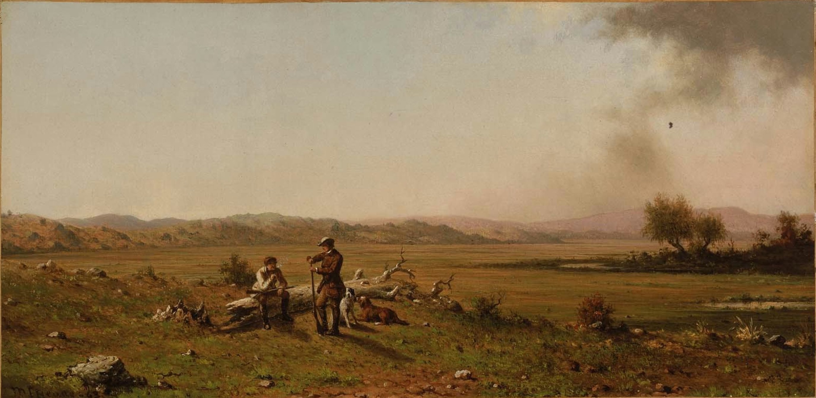 MJ Heade Hunters Resting, 1863