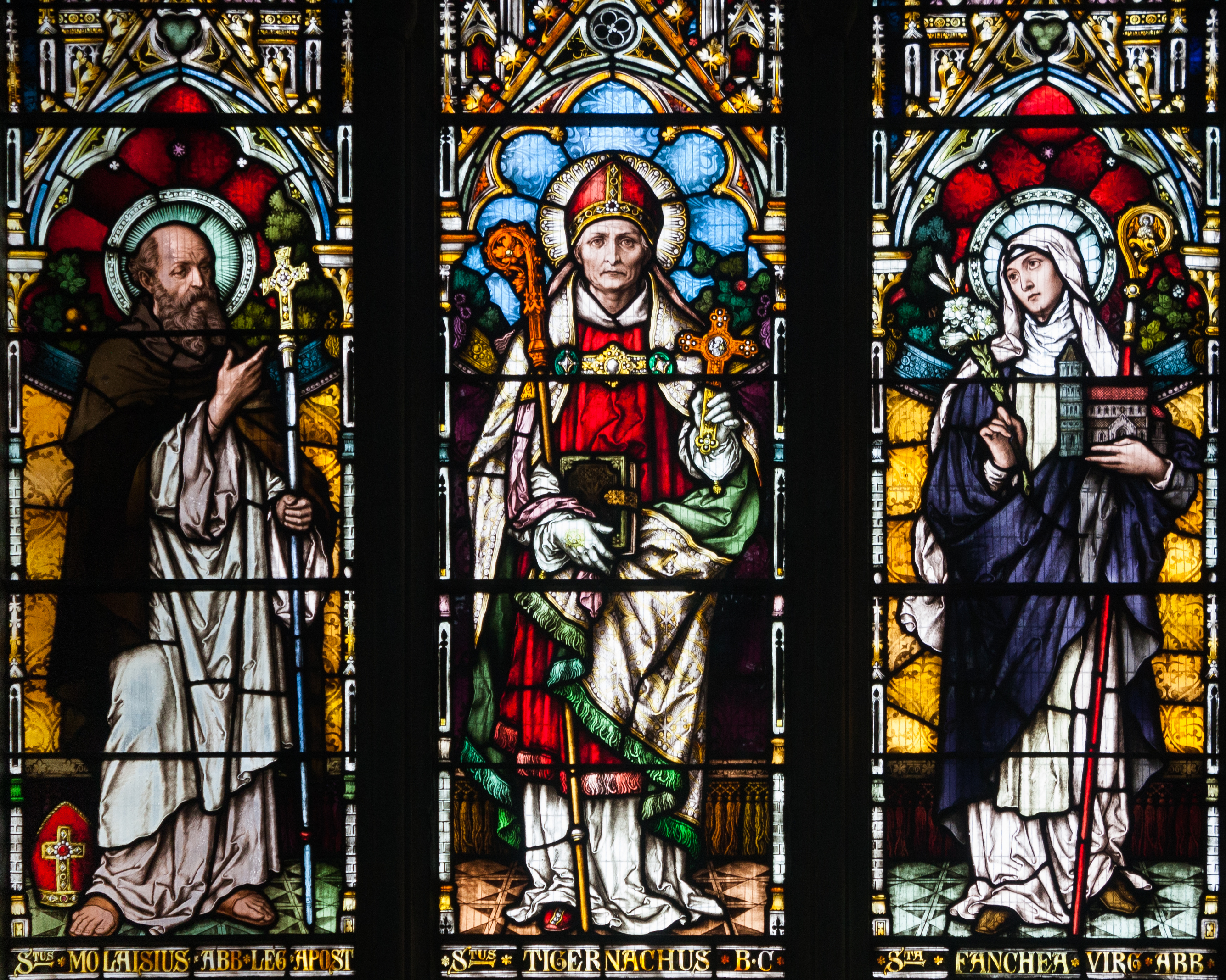 Monaghan Saint Macartan's Cathedral Window Clogher Saints Detail 2013 09 21