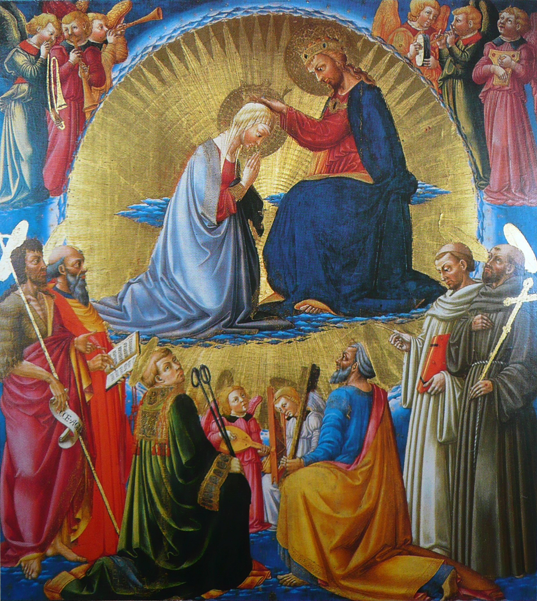 Neri di Bicci - Couronnement de la Vierge