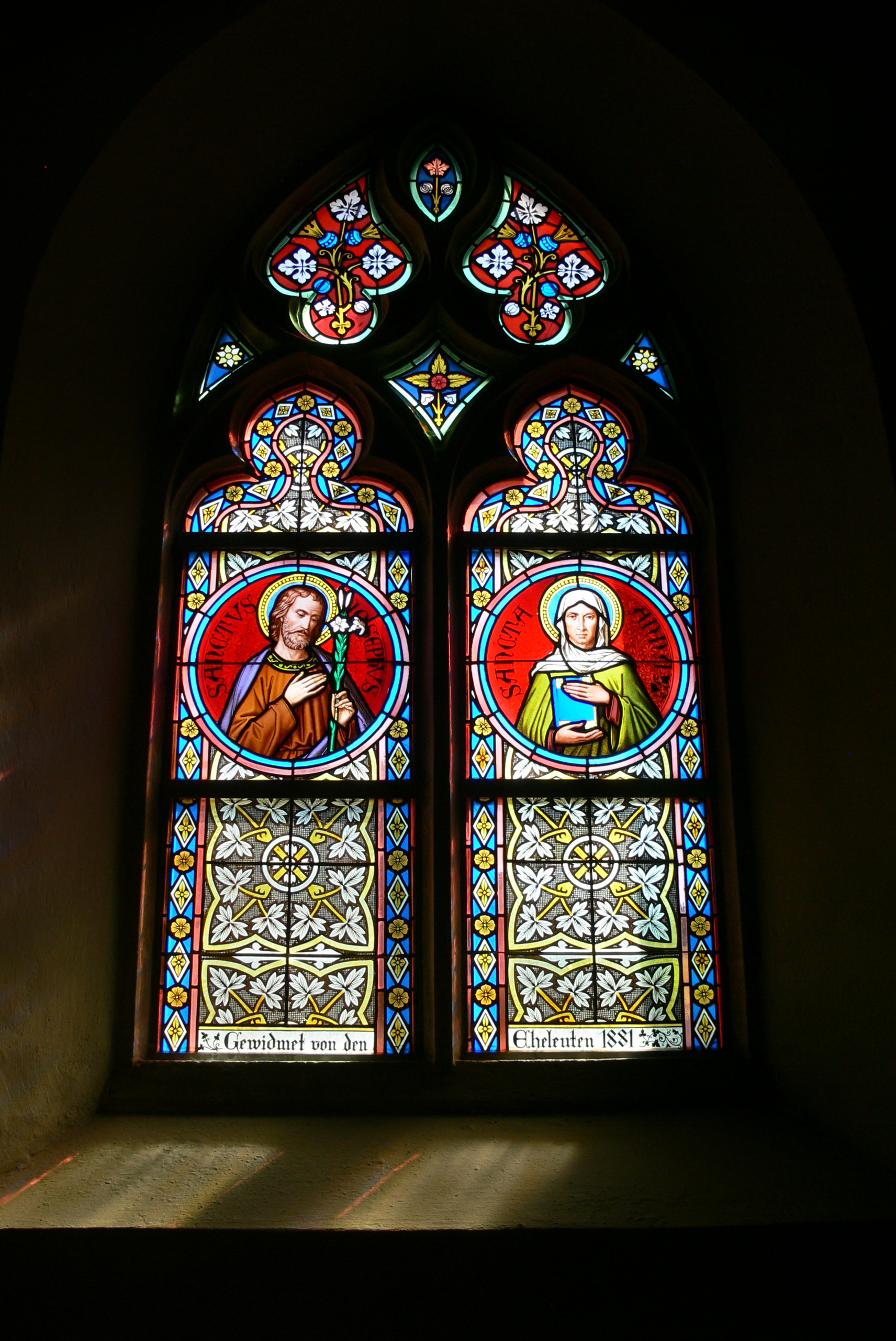 Niederwaldkirchen Blasiuskapelle - Fenster 2