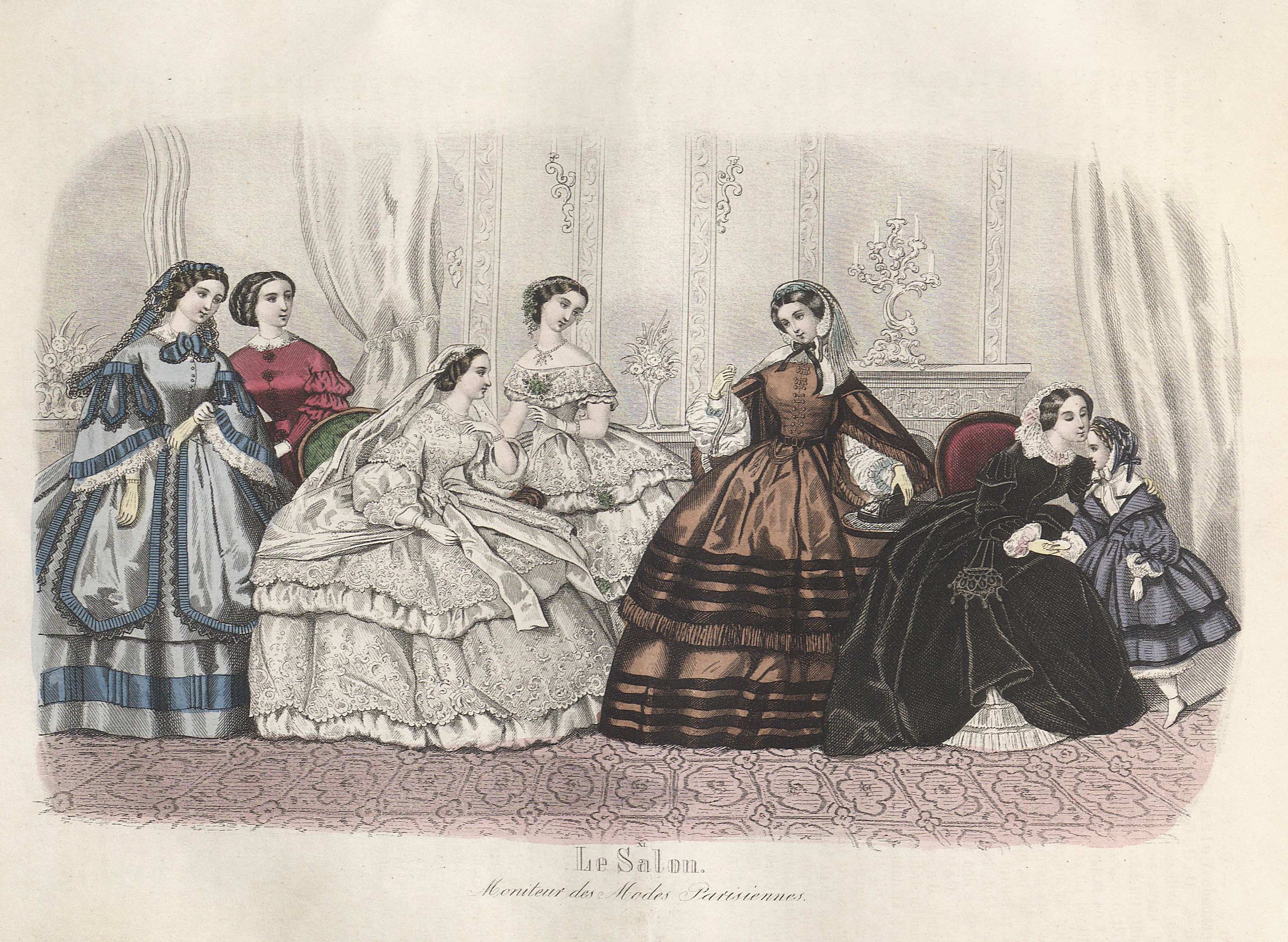 Nyaste journal för damer 1859, illustration nr 8