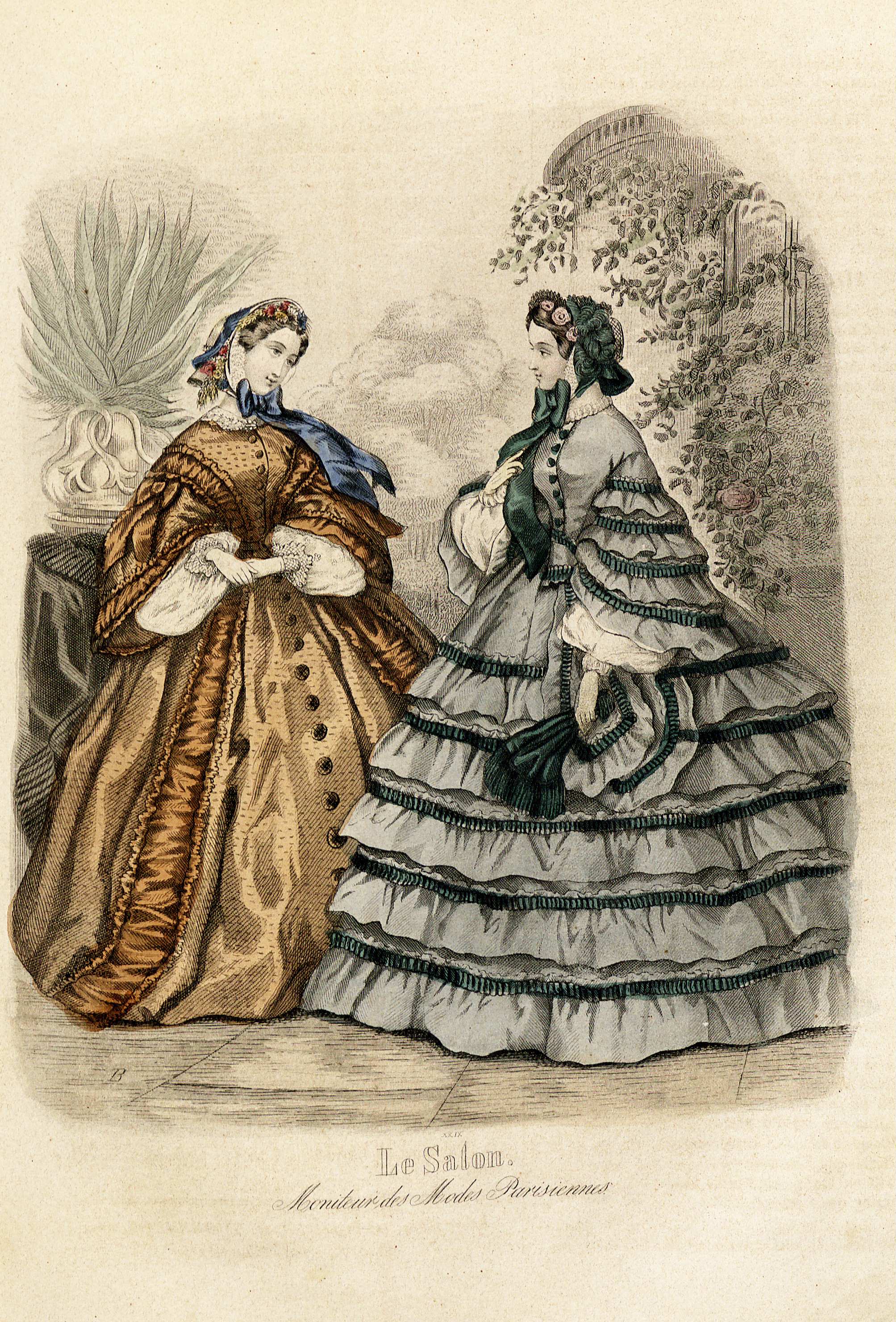 Nyaste journal för damer 1860, illustration nr 18