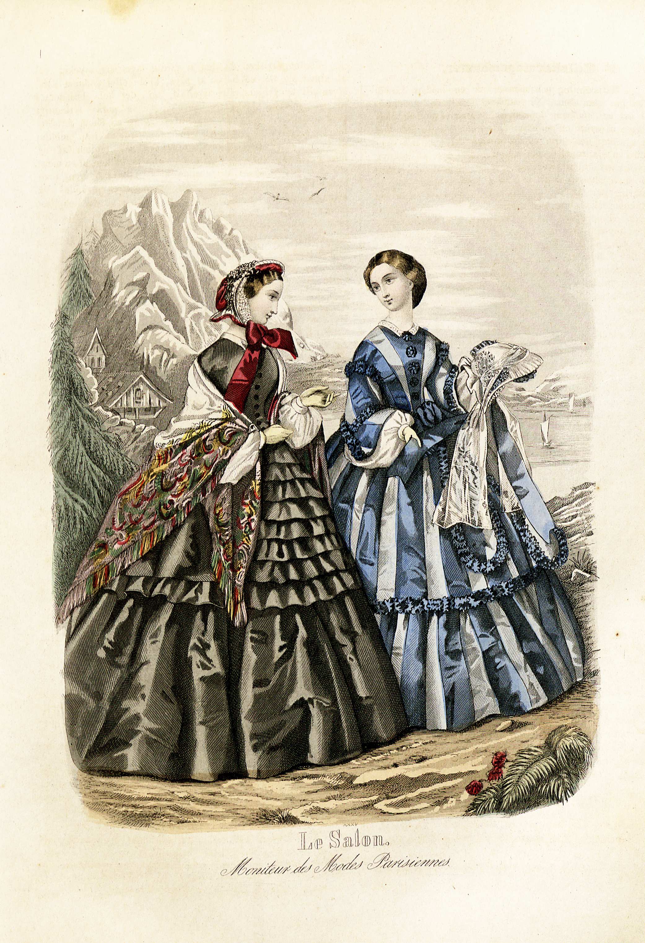 Nyaste journal för damer 1860, illustration nr 21
