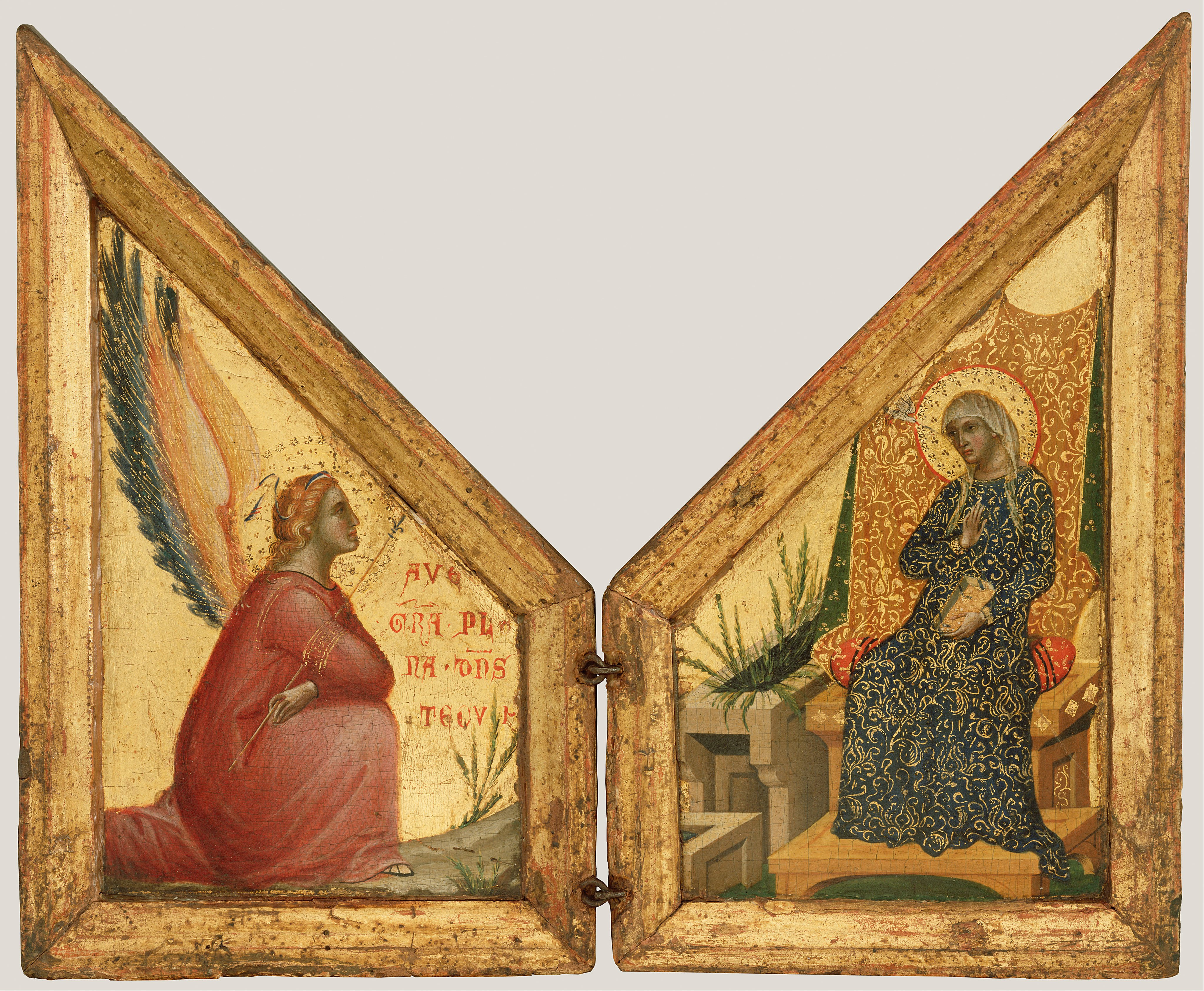 Paolo Veneziano (Italian (Venetian), active 1333 - 1358) - The Annunciation - Google Art Project