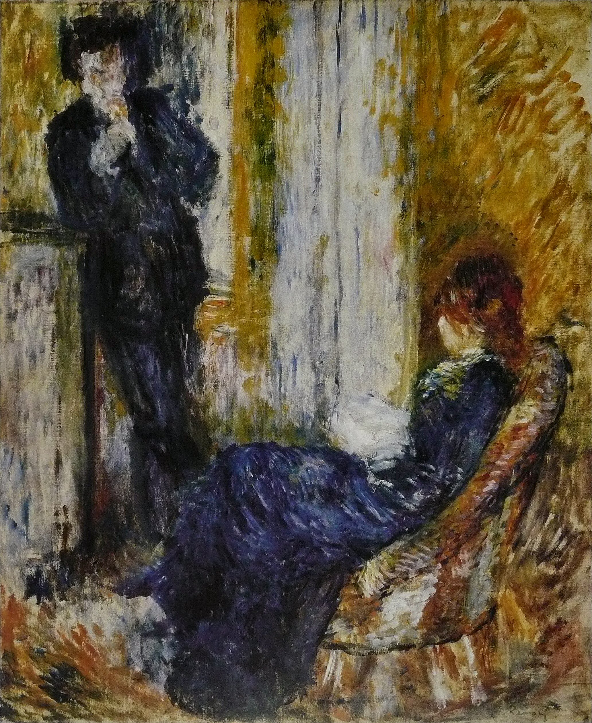 Pierre-Auguste Renoir - Au coin de cheminée