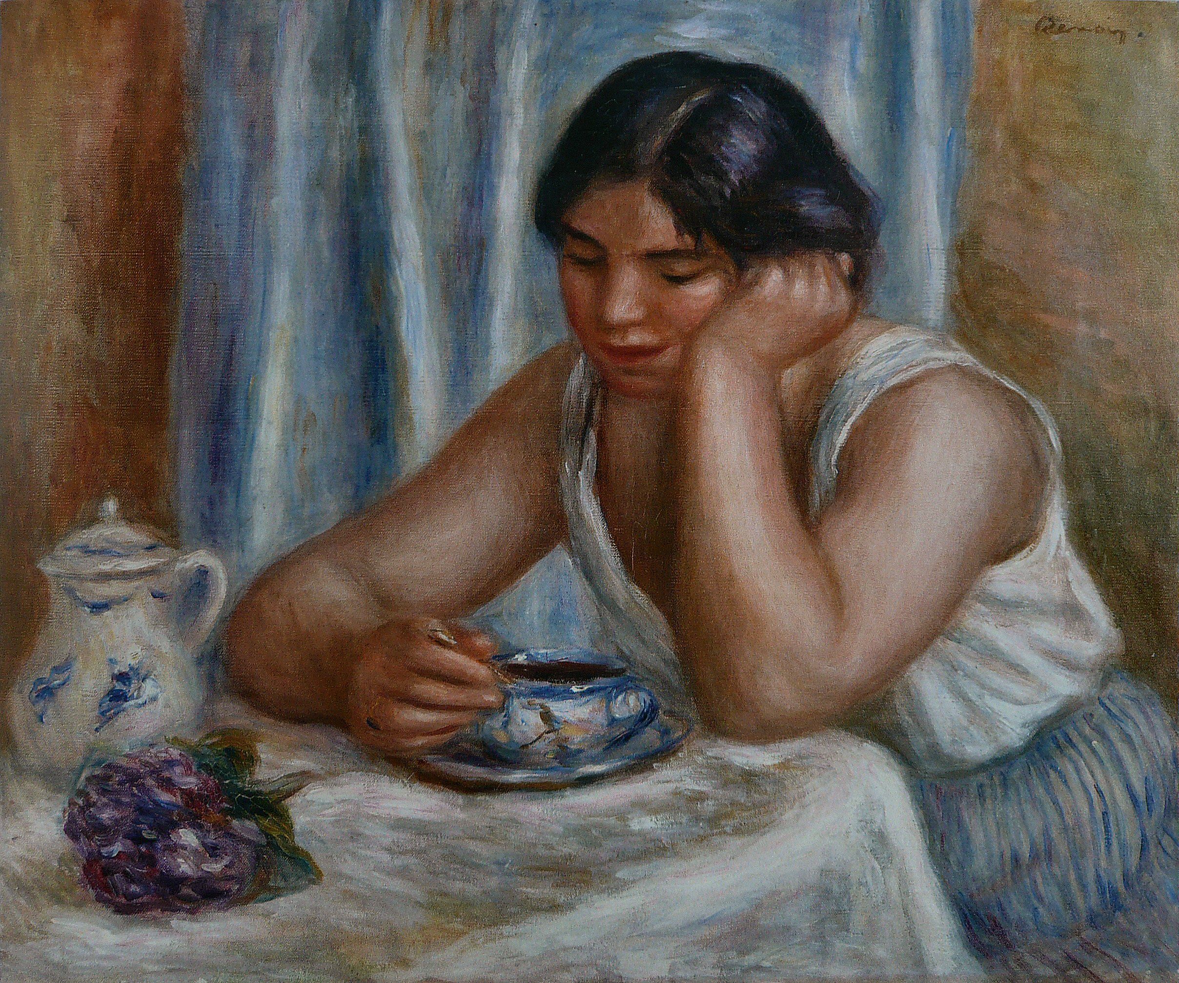 Pierre-Auguste Renoir - La Tasse de chocolat