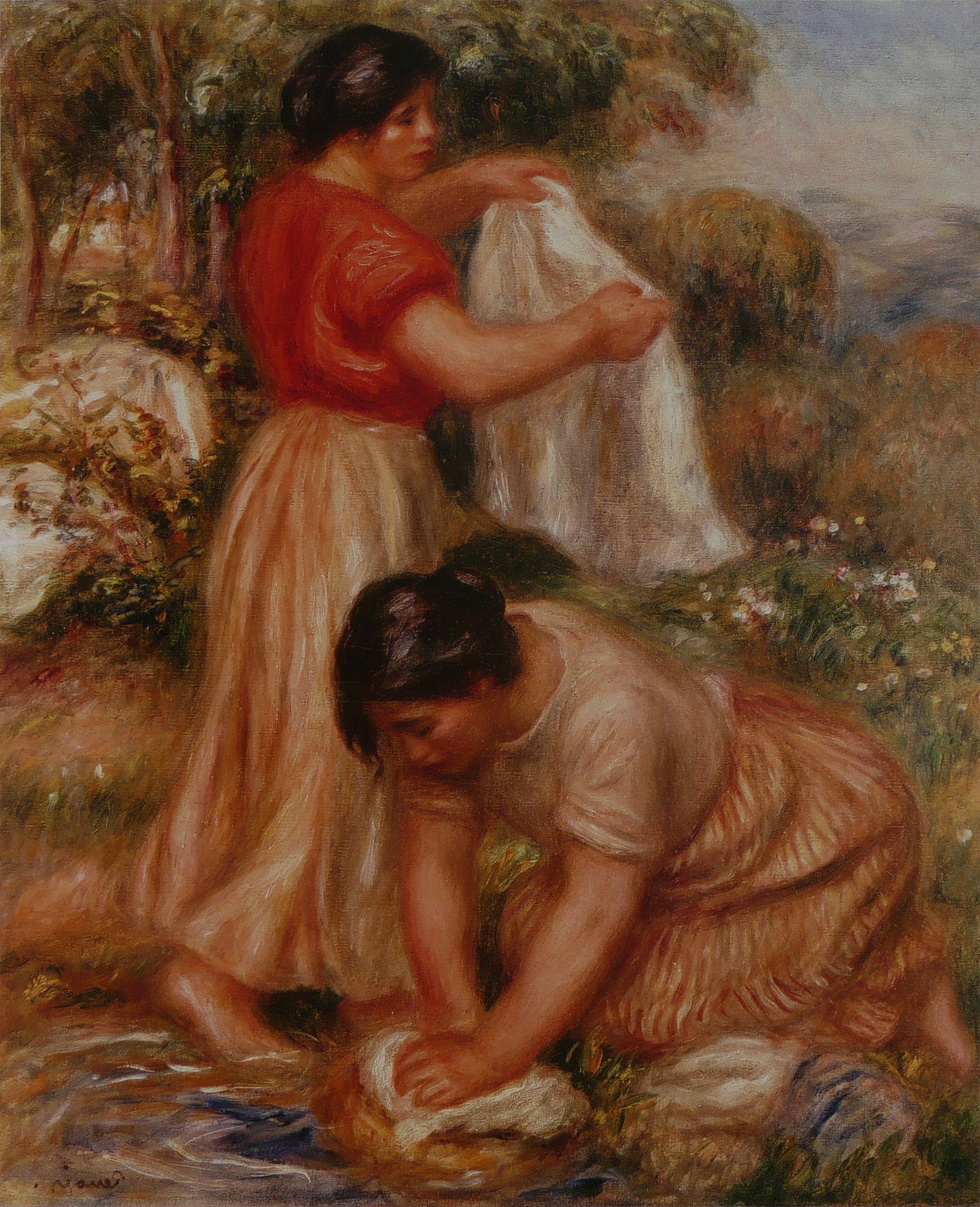 Pierre-Auguste Renoir - Les Laveuses