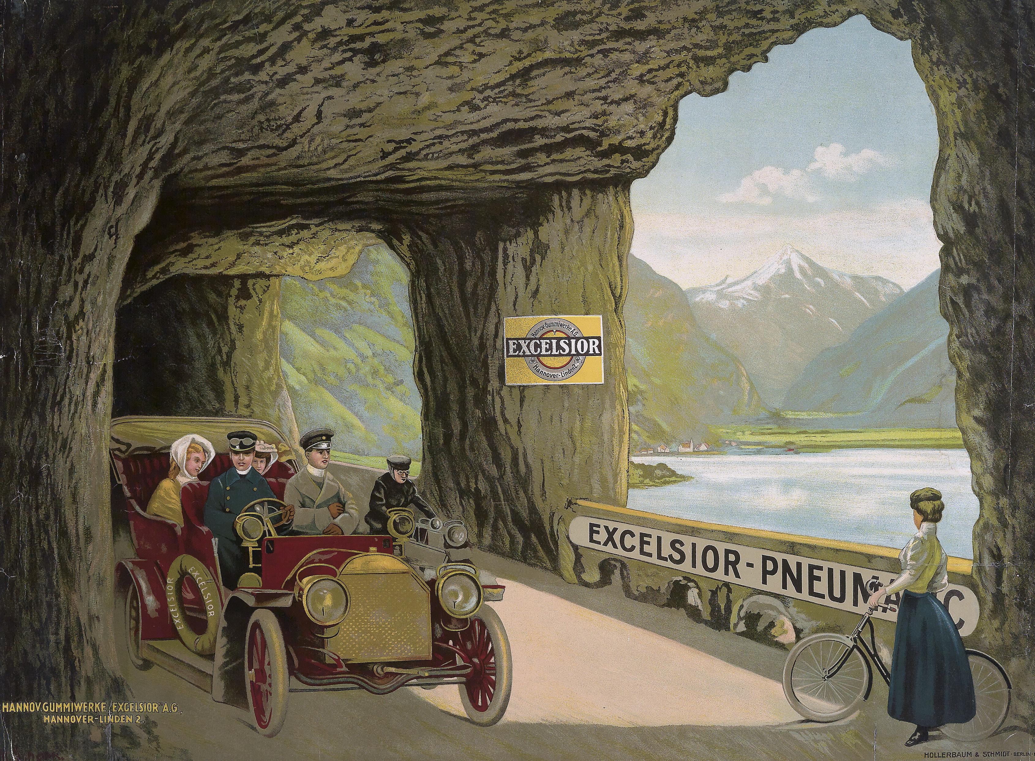 Plakat Excelsior Pneumatic c1910