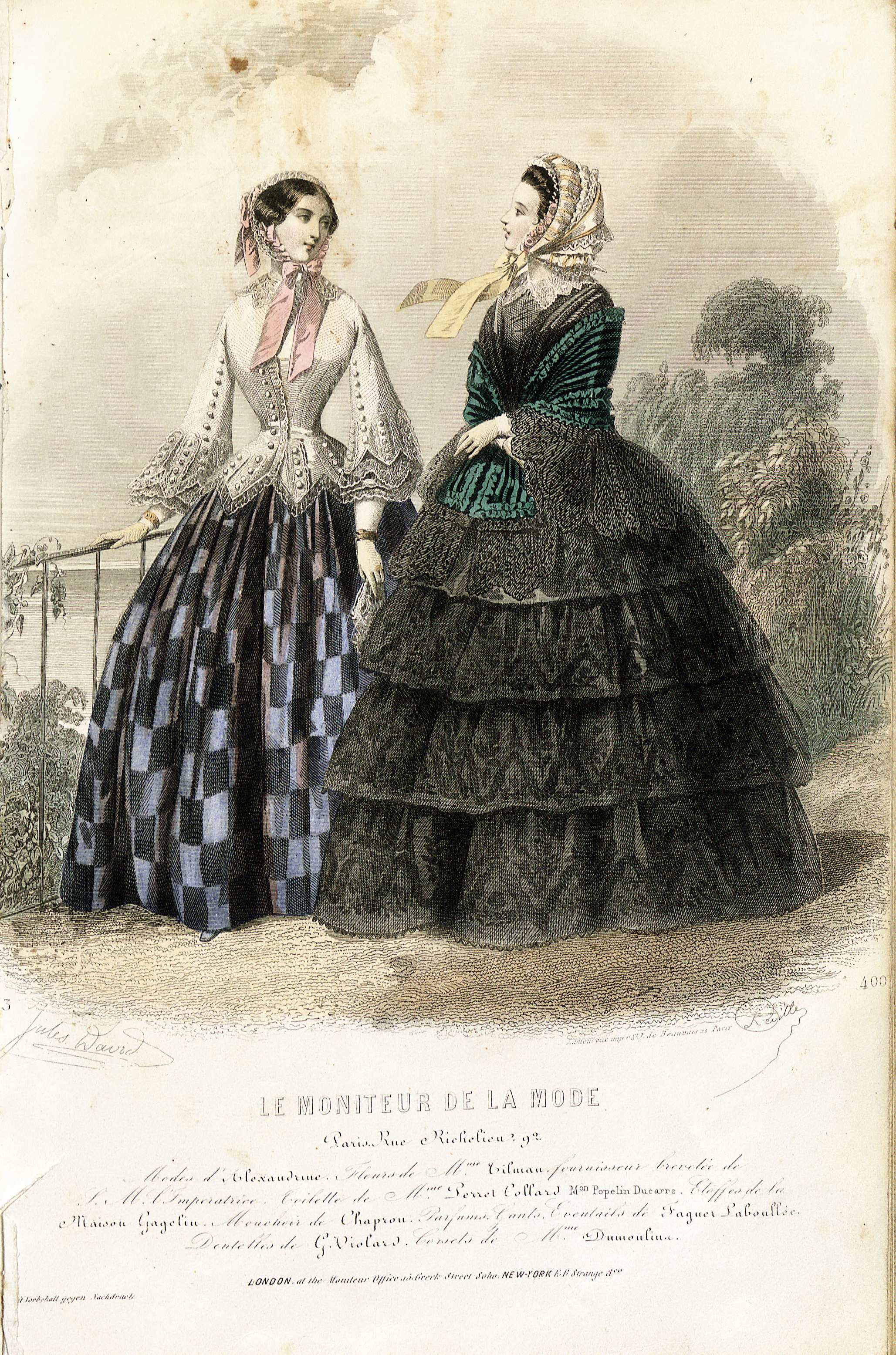 Portföljen- tidskrift för salongen 1854, illustration nr 7