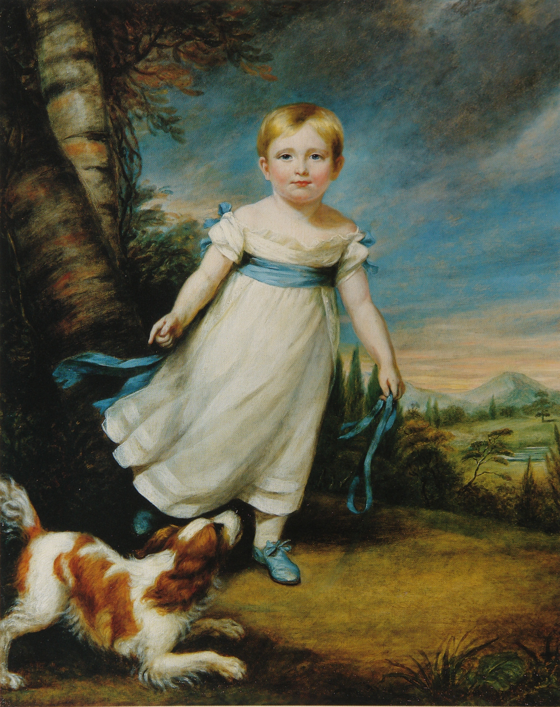 Portrait of John Ruskin at the age of three and a half