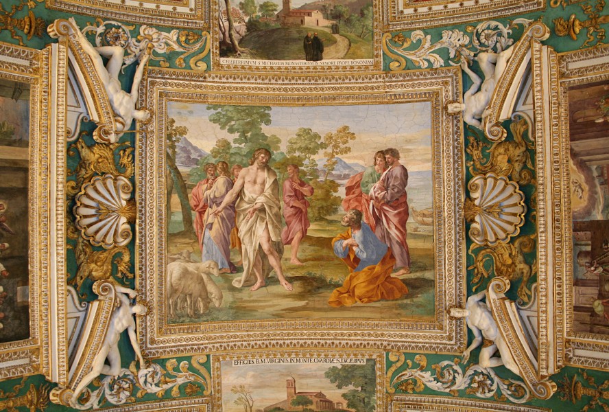 0 Fresque et stucs - G. Muziano - C. Nebbia - Galleria delle carte geografiche