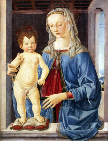1475 Verrocchio Madonna mit Kind anagoria