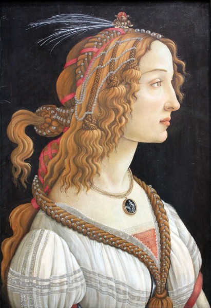 1480 Botticelli Weibliches Idealbildnis anagoria