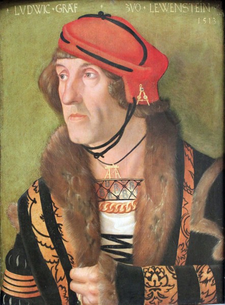 1513 Hans Baldung Grien Ludwig Graf zu Loewenstein anagoria
