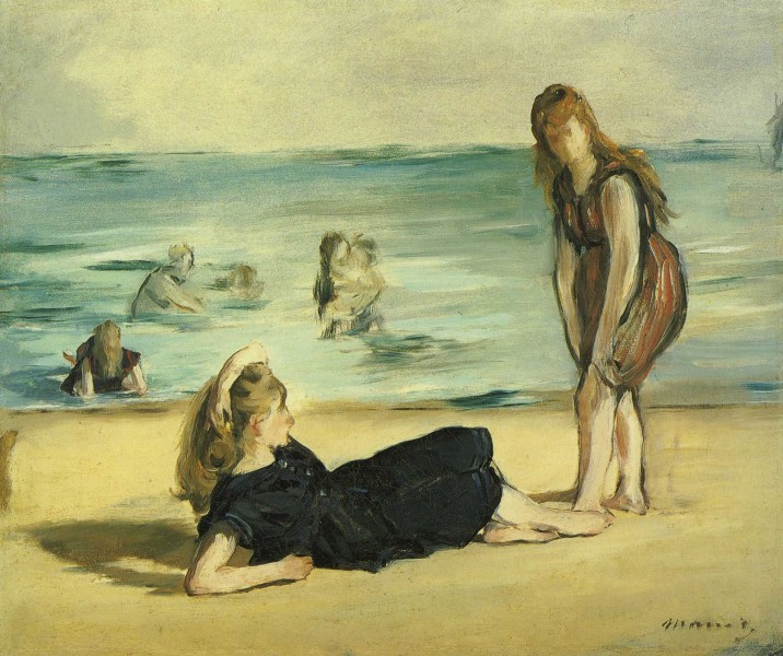 Édouard Manet - Sur la plage de Boulogne-sur-mer