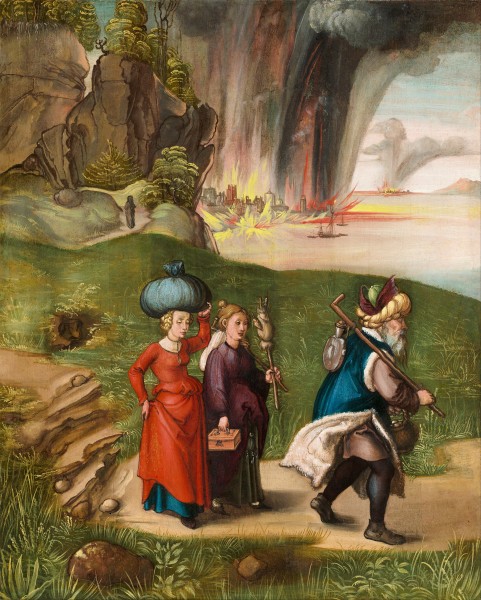 Albrecht Dürer - Lot and His Daughters (reverse) - Google Art Project