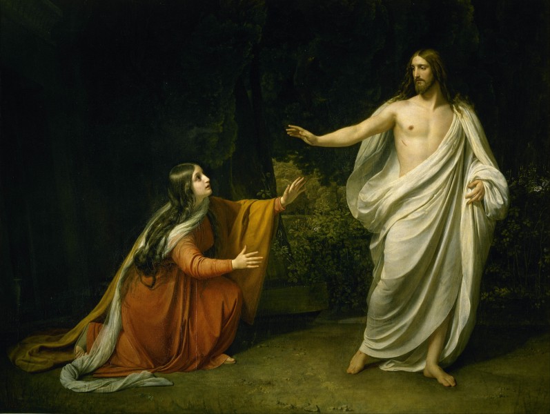 Alexander Ivanov - Christ's Appearance to Mary Magdalene after the Resurrection - Google Art Project