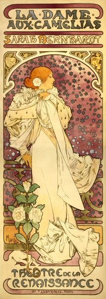 Alfons Mucha - 1896 - La Dame aux Camélias