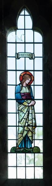 All Saints church, Preston Bagot - Simplicitas stained glass window 2016