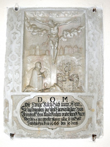Altenfelden - Epitaph Johann Kleindienst von Mauerkirchen 1666