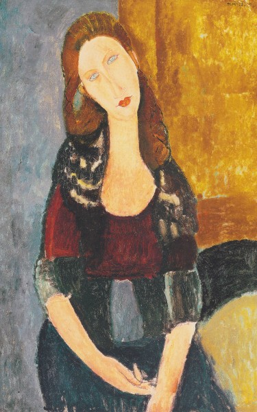 Amedeo Modigliani - Jeanne Hebuterne, sitzend