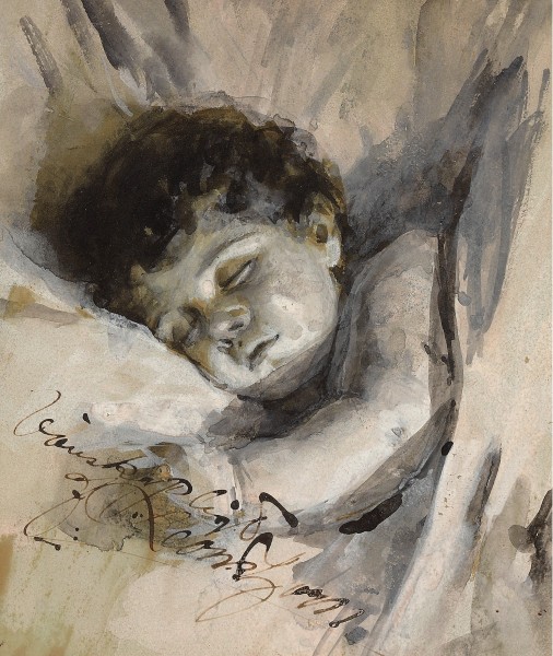 Anders Zorn-Sovande barn