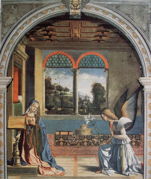 Andrea Previtali The Annunciation ca 1508