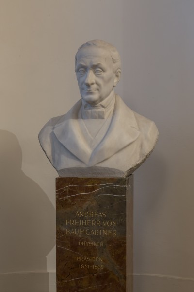 Andreas von Baumgartner - Bust in the Aula of the Academy of Sciences, Vienna - hu -8551