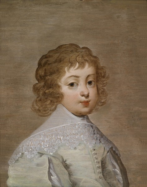 Anthony van Dyck (workshop) Portrait of a boy (possibly James II)