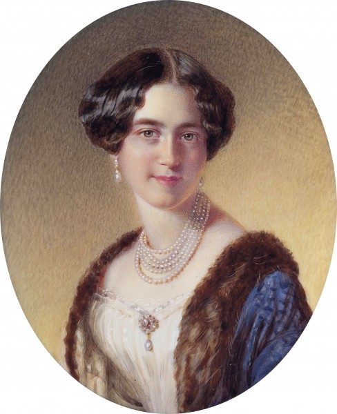 Archduchess Marie Karoline of Austria (1825-1915), by Robert Theer (1808-1863)