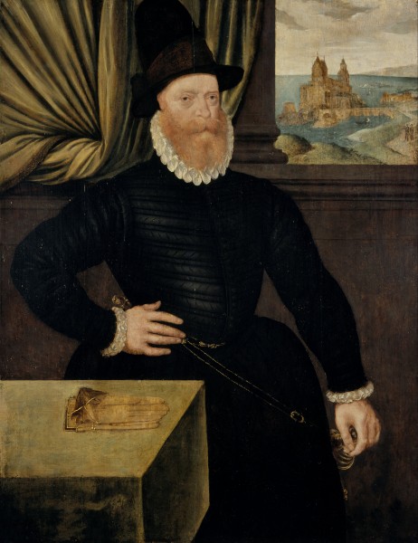 Attributed to Arnold Bronckorst - James Douglas, 4th Earl of Morton, about 1516 - 1581. Regent of Scotland - Google Art Project