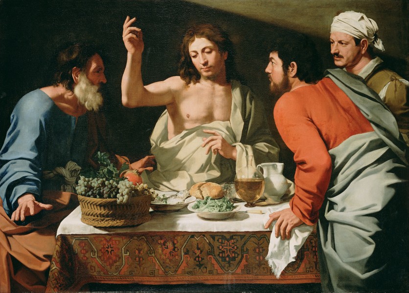 Attributed to Bartolomeo Cavarozzi (Italian) - The Supper at Emmaus - Google Art Project