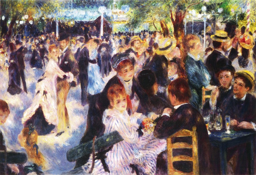 Auguste Renoir - Dance at Le Moulin de la Galette (ex Whitney collection)