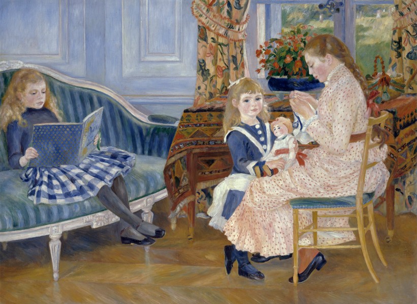 Auguste Renoir - L'après-midi des enfants à Wargemont - Google Art Project