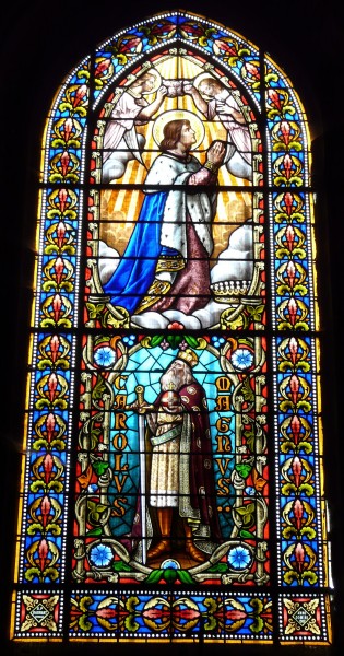 Aurillac église Saint-Géraud vitrail