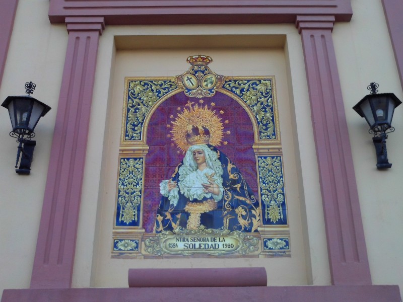 Azulejo Virgen de la Soledad