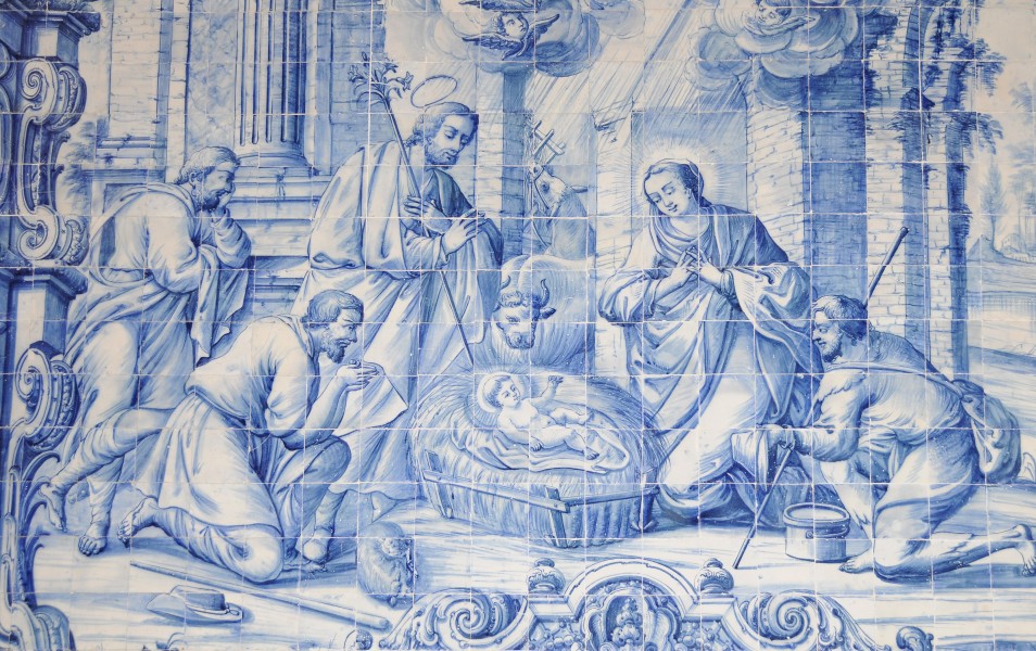 Azulejos-Adoration by the shepherds