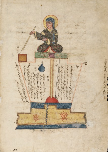 Badi' al Zaman ibn al Razzaz al Jazari - Manuscript of Automata - Google Art Project