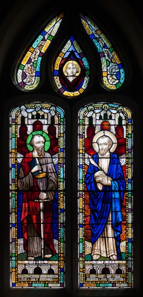 Ballylooby Church of Our Lady and St. Kieran South Transept East Window SS. Paul and Luke 2012 09 08