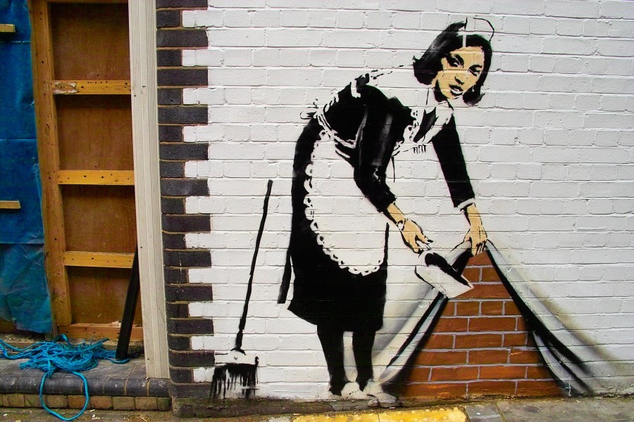 Banksy - Sweep at Hoxton