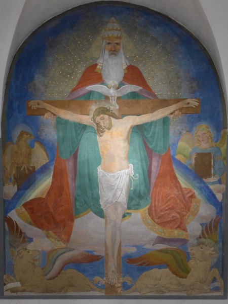 Basilika Seckau, Chorkapelle, Gnadenstuhl (Martin Matousch, 1908) 2