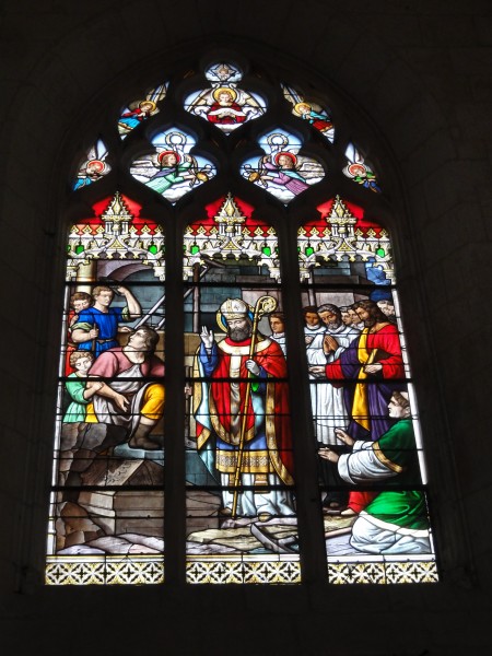 Basilique Saint-Eutrope de Saintes, vitrail 10