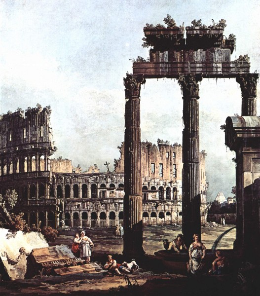 Bernardo Bellotto, Capriccio Romano, Colosseum