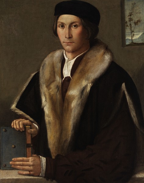 Boccaccio Boccaccini (attr) Bildnis eines jungen Gelehrten